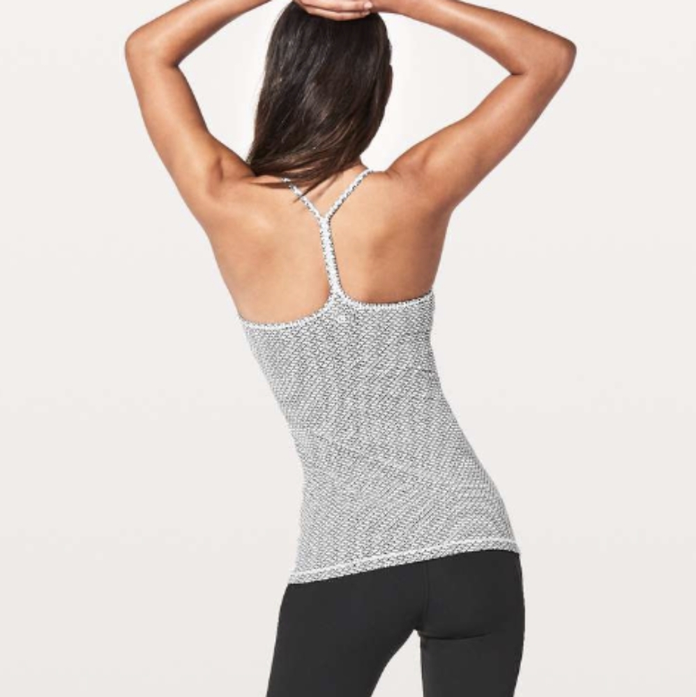Lululemon Power Pose Tank Monochromic White - Picture 3 of 10